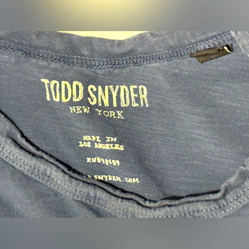 Todd Snyder long sleeve slub pocket tee